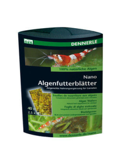 Dennerle Nano Algenfutterblätter - 40 Stk.