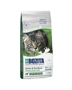 BOZITA Feline Function ACTIVE+STERILISED Lamm, getreidefrei