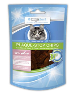 PV Bogadent Plaque-Stop Chips, 50g | Ergänzungsfuttermittel für Katzen