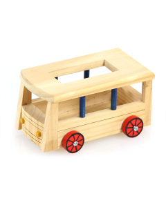 Copacabana Holzbus - 16x9.7x8.5cm | Für Nager