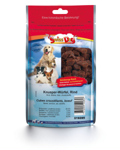 SwissDog Knusper-Würfel, Rind - 140g