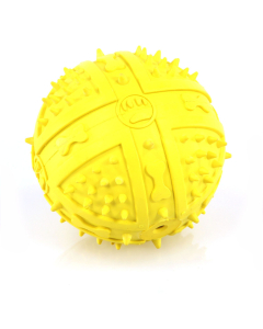 swisspet Spielball mit Noppen, gelb | Hundespielzeug