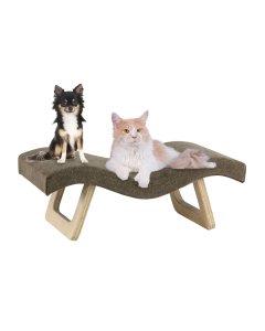 swisspet Hunde- + Katzensofa Loomi, braun - 72x36x27cm