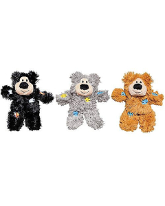 DE Kong Cat Softies Patchwork Bear | Katzenspielzeug