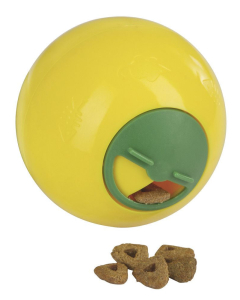 Kerbl Snackball für Katzen und Hühner, gelb - ø 7.5 cm