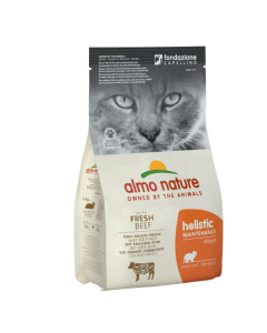 DE Almo Holistic Adult mit frischem Rind - 400g | Trockenfutter für Katzen