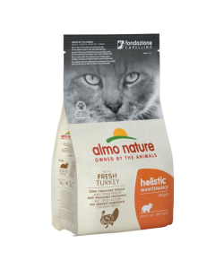 DE Almo Holistic Adult mit frischem Truthahn - 400g | Trockenfutter für Katzen