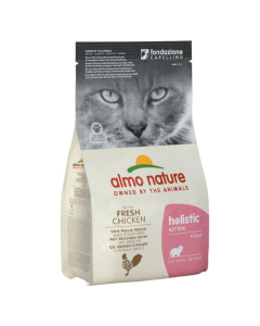 DE Almo Holistic Kitten, mit frischem Huhn - 400g | Trockenfutter für Kätzchen