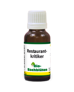 Bio-Bachblüten Restaurantkritiker 20 ml