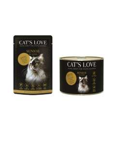 DE Cat‘s Love Senior 10+ Ente | Katzen-Nassfutter