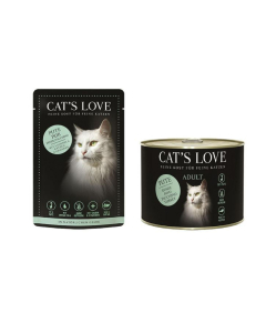 DE Cat's Love Adult, Truthahn PUR | Katzen-Nassfutter