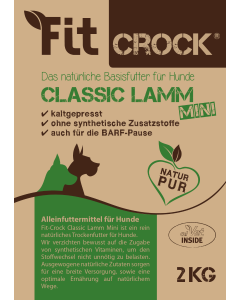 cdVet Fit-Crock Classic Lamm MINI | Hundefutter