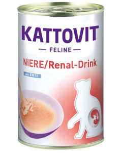 DE Kattovit Niere Drink Ente - 24x135ml