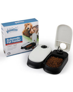 Pawise Doppel-Futterautomat "Double Pet Feeder", 2x300ml