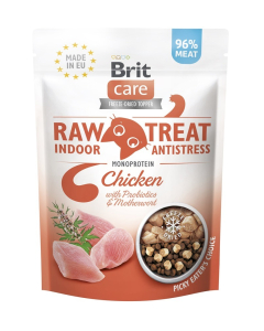 Brit Feline Snack Adult Indoor + Antistress - 10x40g

