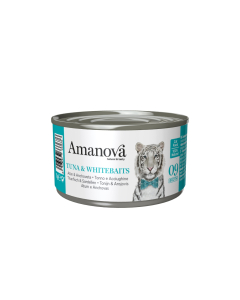 Amanova Cat Adult - Tuna & Whitebaits Grain Free, Bouillon - Thunfisch & Sardellen