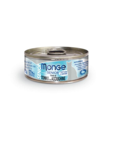 DE Monge Natural Superpremium Jelly Senior - Thunfisch + Sardellen, 24 x 80g | für Katzen