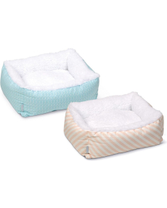 JS Beeztees Liegebett Nappy - 50x42x18cm | Für Welpen und Katzen