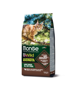 DE Monge BWild Grain Free Large Breed, Büffel - 1.5kg | Katzen-Trockenfutter