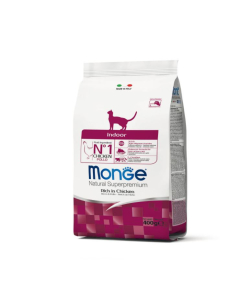 DE Monge Natural Superpremium Indoor - Huhn | Katzen-Trockenfutter