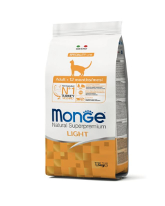 DE Monge Natural Superpremium Light, Truthahn - 1.5 kg | Katzen-Trockenfutter