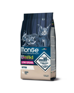 DE Monge BWild Low Grain Kitten, Wildgans - 1.5kg | Katzen-Trockenfutter