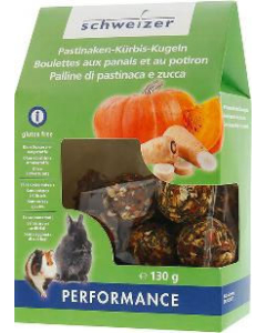 Schweizer PERFORMANCE Pastinaken-Kürbis-Kugeln | Snack