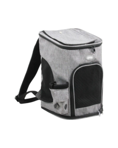 Pawise Hunderucksack "Gino", grau - 24x29x42 cm