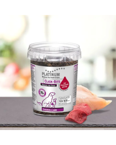 PLATINUM Click-Bits Chicken+Lamb - 150g