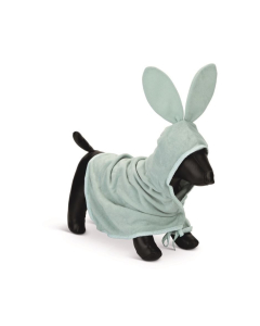 JS Beeztees Puppy Bademantel Foompie, grün - 60x35cm | Für Welpen