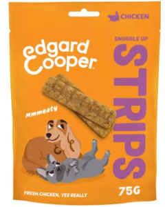 Edgard & Cooper Canine Snuggle up Strips Huhn - 75g