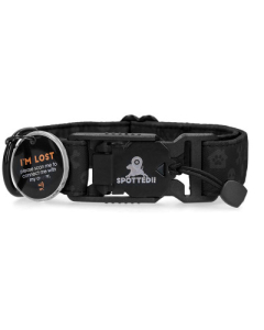 HO Spotted! PRO Hunde-Halsband anthrazit Gr. M - 50cm