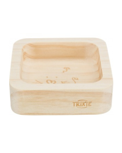 Trixie Napf aus Holz, 60 ml/8×8cm | für Nager