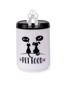 BC Freezack Vorratsdose "Pet Food" | weiss - 1,4l