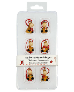 BB Weihnachtsanhänger "Pferde" | 6er-Set