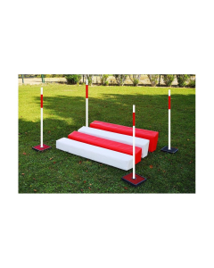 AO Agility Weitsprung Schaumstoff rot-blau | Für Hunde