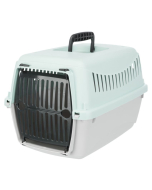 Trixie Junior Transportbox, hellgrau/mint - 26x25x39cm | Für Katzen