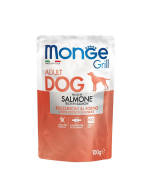 DE Monge Grill Dog Grain Free Adult - Lachs, 24x100g | Hunde-Nassfutter