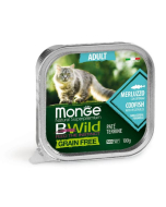 DE Monge BWild Grain Free Adult, Kabeljau - 32 x 100g | Katzen-Nassfutter