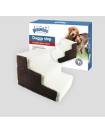 Pawise Hundetreppe "Doggy Step" braun-beige - 35x45x30cm