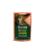 DE Monge BWild Grain Free Sterilised, Lachs - 28 x 85g | Katzen-Nassfutter