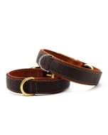 Maul Lederhalsband Klassik Premium braun/cognac