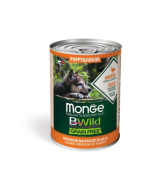 DE Monge BWild Grain Free Puppy + Junior - Ente, 24 x 400g | Hunde-Nassfutter  