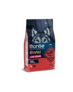 DE Monge Bwild Low Grain Adult - Hirsch | Hunde-Trockenfutter  