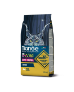 DE Monge BWild Low Grain Adult, Feldhase - 1.5kg | Katzen-Trockenfutter