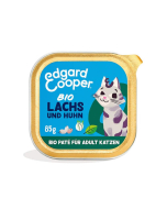 Edgard & Cooper Feline ADULT BIO Lachs + Huhn mit Chiasamen- 16x85g