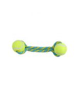 Pawise "Tennis Bouncer" Tennisball-Seil-Hantel, 22cm | Hundespielzeug