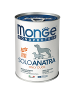 DE Monge Speciality Line Monoprotein Paté, Dose - Ente, 24 x 400g | Hundefutter