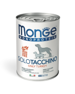 DE Monge Speciality Line Monoprotein Paté, Dose - Truthahn, 24 x 400g | Hundefutter