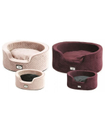 swisspet TrendLine Hunde- und Katzenbett Luton S/M, rosa/bordeaux